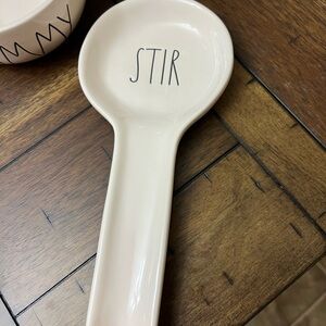 Rae Dunn Cream Stir Spoon Rest
